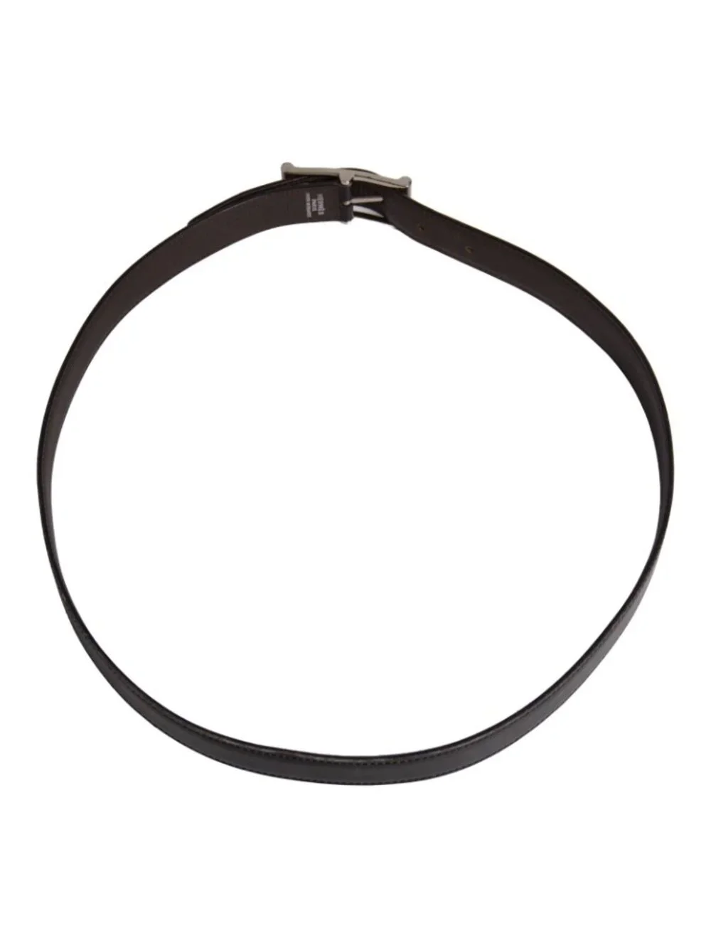 Hermes Belt Reversible Leather Buckle 85 Black
